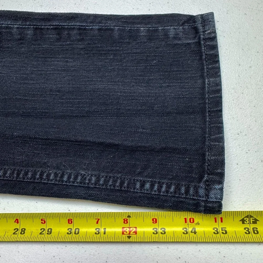 Levis 511 Jeans Mens 36 Black‎ Slim Fit Stretch Charcoal Denim Zip Fly 36x35